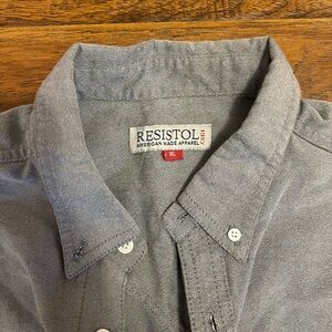 Gray Men's button up